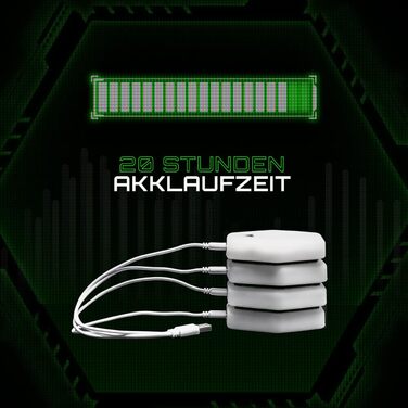 Світло для тренування реакції METIS 4/8 QTY - покращують рефлекси та швидкість реакції Підключення до додатку Пакет з 8 шт.