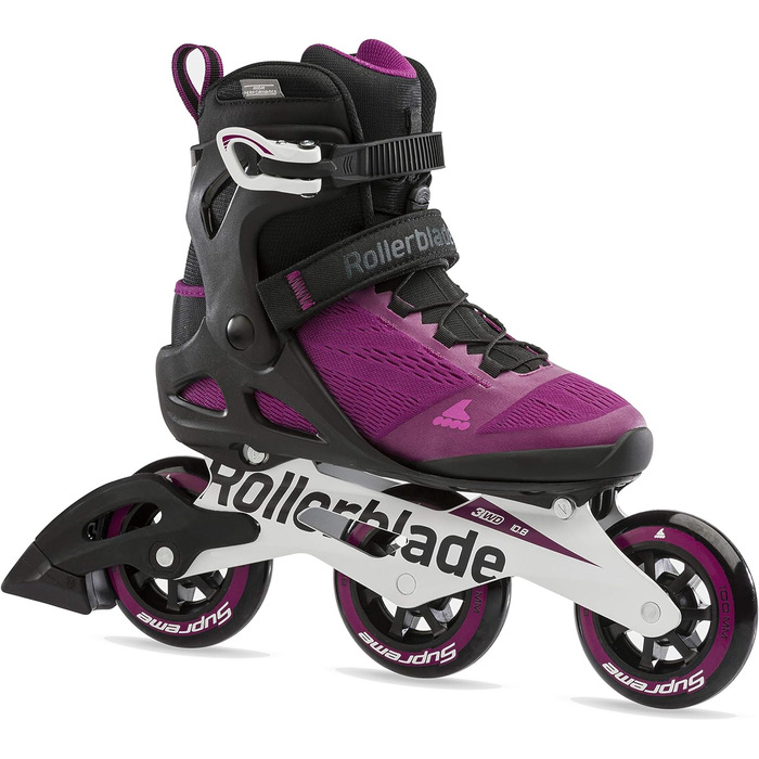 Роликові ковзани жіночі W Macroblade 100 3WD Adult, фіолетово-чорні, Performance Inline Skates 8 фіолетовий/чорний
