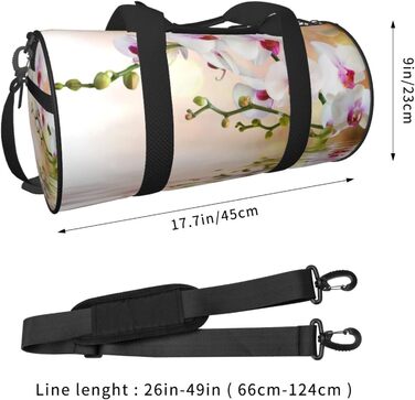 Дорожня сумка Біла орхідея, спортивна сумка для чоловіків та жінок, сумка-мішок, спортивна сумка