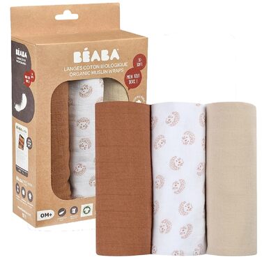 Набір з 3 муслінових пелюшок, серветки від відрижки, муслін з органічної бавовни, багатоцільові серветки пелюшка, нагрудник, серве