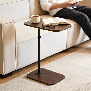 С-подібний бічний столик, регульований по висоті, обертається на 360, невеликий бічний столик, диван, ліжко, ванна кімната, кабінет, підставка під телевізор, С-подібний бічний столик, підноси з їжею та закусками