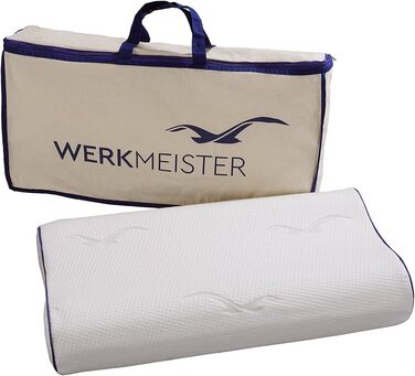 Латексна подушка для шиї - 32 x 65 x 8,5 см - плоска низька подушка - дихаюча та еластична, 8 -