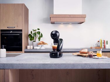 Кавоварка KRUPS Nescaf Dolce Gusto Infinissima, мультидрінковий дизайн, великий знімний резервуар XL, тиск 15 бар 5 коробок по 16 капсул