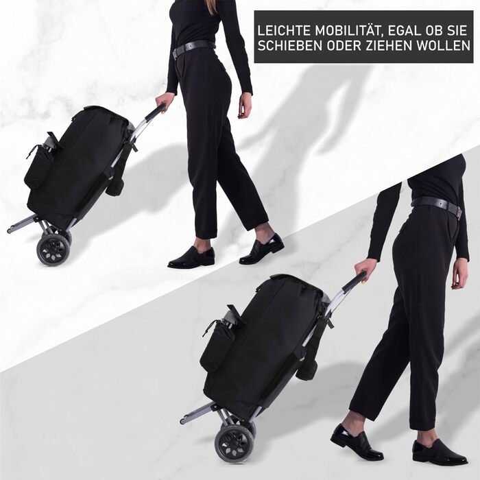 Повністю Ізольована, Легка Сумка-Візок для Покупок 2024, 42 Літри, 95 см, 2.1 кг, з Плечовим Ремінцем, Гарантія 2 роки