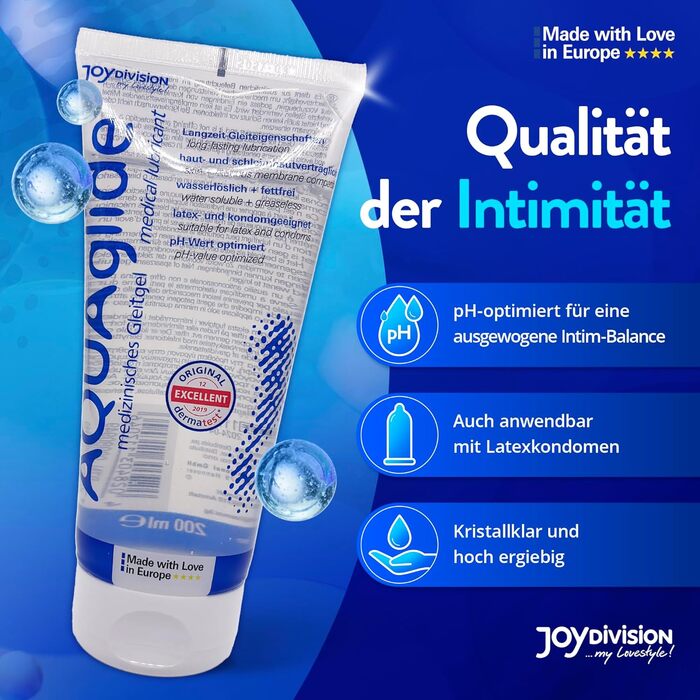 Лубрикант на водній основі JOYDIVISION AQUAglide Natural, 200 мл
