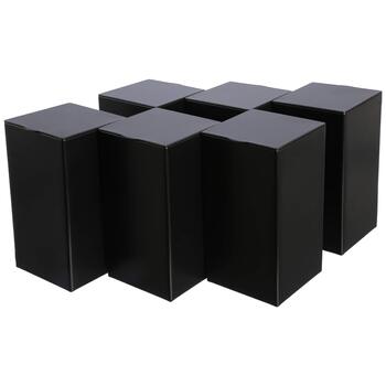 Квадратних металевих герметичних банок для зберігання/чаю, приблизно для 150 г чаю Ерл Грей 12,8 x 6,8 x 6,8 см (В, Ш, Г) також ідеально підходять як банки для кави або спецій 6 x M, 6