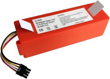 Для Xiaomi Mi Robot Xiaomi Mijia Roborock S5 S50 S51 S55 S502 Max S6 S7 Робот-пилосос, 14.4V 6500mAh Li-ion Battery Replacement