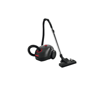 Пилосос із мішком Grundig VCC 3850 A, 800 Вт, 2,1 л, чорний/червоний