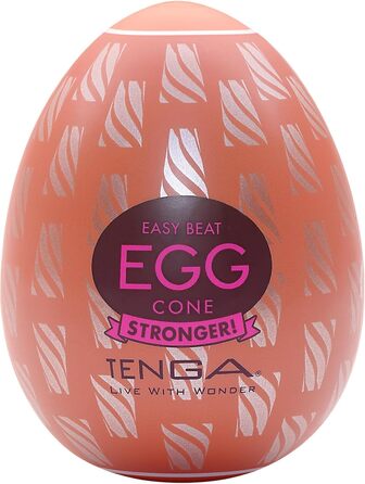 Mастурбатор TENGA EGG Hard Cone для чоловіків, одноразовий, в дискретній упаковці