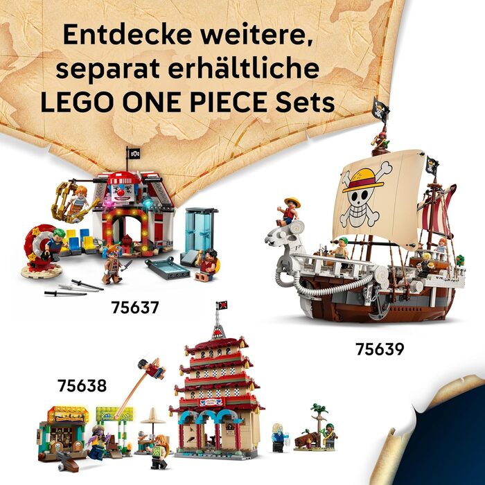 Конструктор LEGO ONE Piece Windmühlendorf-Hütte 75636, 299 деталей, аніме-тематика
