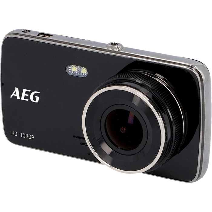 Бездротовий зв'язок AEG на сонячних батареях, цифровий, допоміжний засіб для паркування/маневрування, з бездротовим передавачем, подвійним РК-дисплеєм, водонепроникним, нічним баченням (відеореєстратор DC 2)