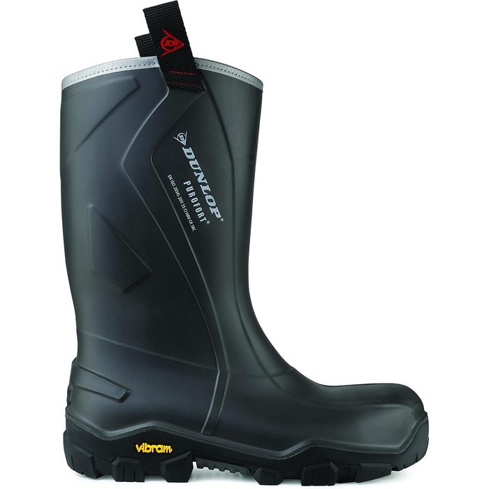 Захисні чоботи DUNLOP Purofort Reliance, розмір 44 EU, темно-сірі