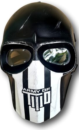Маска армії з двох пейнтболів, страйкболу, шлема, повітряної зброї, Хеллоуїна, темної армії