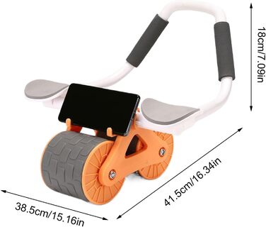 Ролик для черевного пресу знімне обладнання для тренування м&39язів живота, портативний ролик для тренування м&39язів живота з протиковзкими ручками, тренажер для зміцнення м&39язів кора для чоловіків та жінок, фітнес-вправи, тонізування м&39язів живота, 