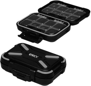 Коробка для снастей Zeck Predator Ring & Snap Box Pro 13x9.5x4см - Коробка для вертлюжків та роз&39ємних кілець для хижаків, коробка з аксесуарами для спінінгової ловлі, коробка для дрібних деталей, коробка для дрібних деталей