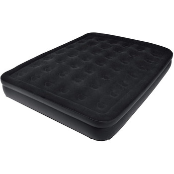 Кемпінгове ліжко Jilong Queen CBH 2 чоловіки 203x157x38 XXL Велюрове надувне ліжко Надувний матрац Гостьове ліжко Дуже високе