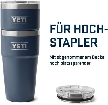 Стаканка YETI Rambler об&39ємом 591 мл (20 унцій) зі знімною кришкою MagSlider, термокружка з нержавіючої сталі, вакуумна ізоляція колір Firefly Yellow