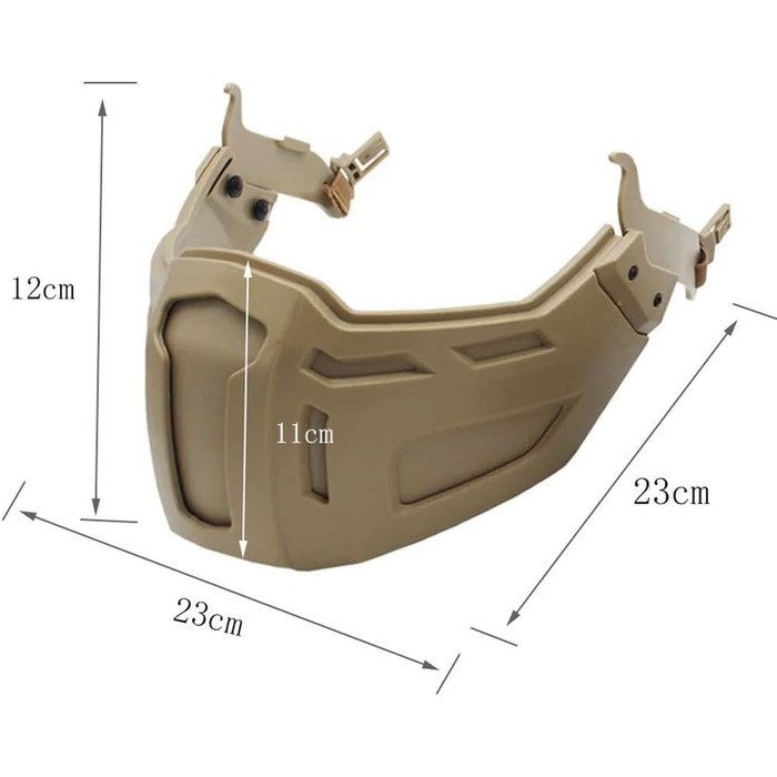 Тактична захисна маска для обличчя для швидких шоломів, військова захисна маска для страйкболу та пейнтболу, мисливські шоломи з регульованими окулярами, аксесуари для військових ігор та мисливських костюмів