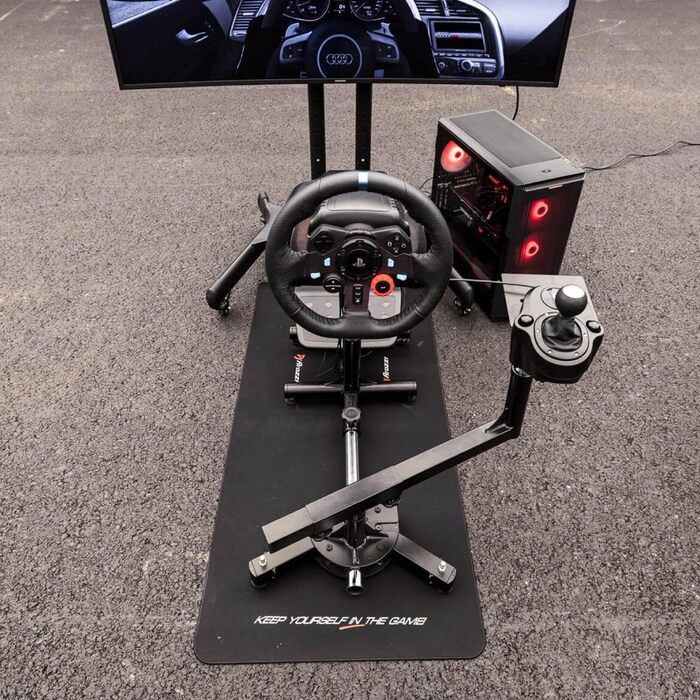 Симулятор швидкісних перегонів Arozzi, метал, чорний, 78 x 39 x 40 см