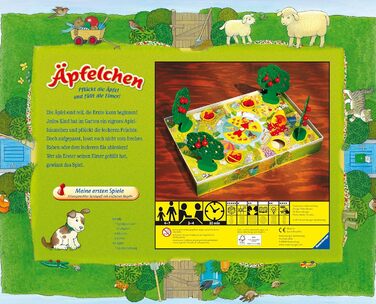 Маленькі яблука - Колекціонерська гра для дітей, збирання яблук для 2-4 гравців віком 4-7 років, 22236 -