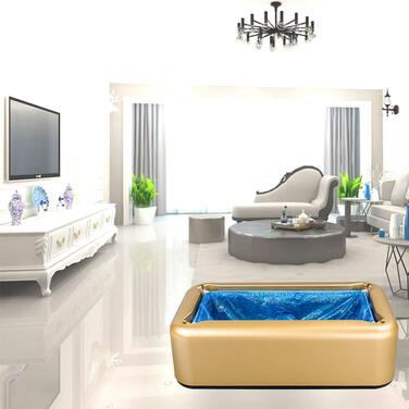 Автоматичний дозатор бахіл BeiLan D41 + 100 бахіл — машина для надягання чохлів на взуття, безконтактна, ABS корпус, без живлення