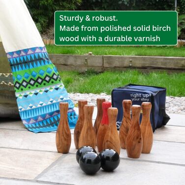 Садові ігри 206 - Дерев&39яна кегля для використання на вулиці