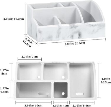 Тримач для зубних щіток Luxspire, 5 відділень Електричний тримач для зубних щіток Стакан для зубних щіток Організатор для зубних щ