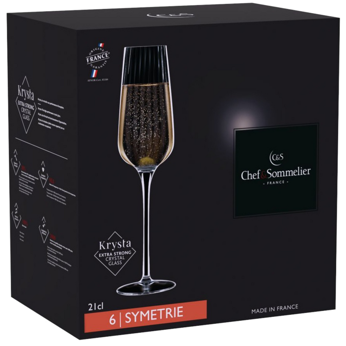 Набір келихів C&S Symetrie 6х210 мл (6939889)