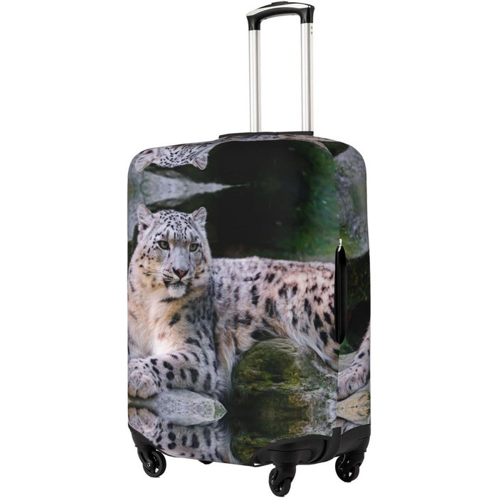 Чохол для валізи Schneeleopard, міцний захист для багажу розміром 45.7-81.3 см, чорний, великий розмір