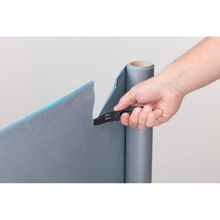 Ніж для відпочинку зі складним гладким лезом I 4288000 I Універсальний ніж для відпочинку для хобі та кемпінгу, чорний прямий клин