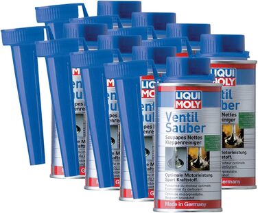 Бензин 150 мл, 8 шт., LIQUI MOLY 1014 Valve Clean Cleaner Protection Additive