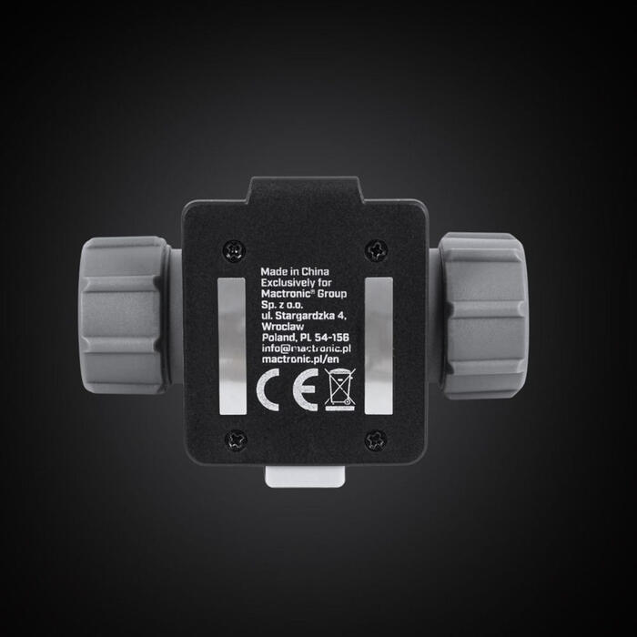 Ліхтар налобний Mactronic Prism (650 Lm) Cool White/RGB LED Recharg Type-C Helmet Kit (THL0141)