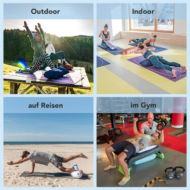 Надувна подушка для йоги BOLSTair для медитації, дорожня подушка, виготовлена з екологічно чистих матеріалів у Німеччині із запатентованим механізмом насоса, винно-червоного кольору