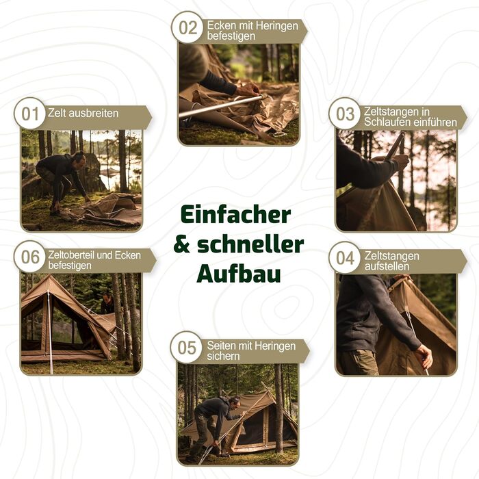 Намет Altai на 3 особи Панорамний намет для глемпінгу з оглядом 270 Ідеальний намет для кемпінгу на свіжому повітрі для фестивалів, намет для глемпінгу та хребта, водонепроникний намет на 3 особи Розкішний намет Намет для кемпінгу