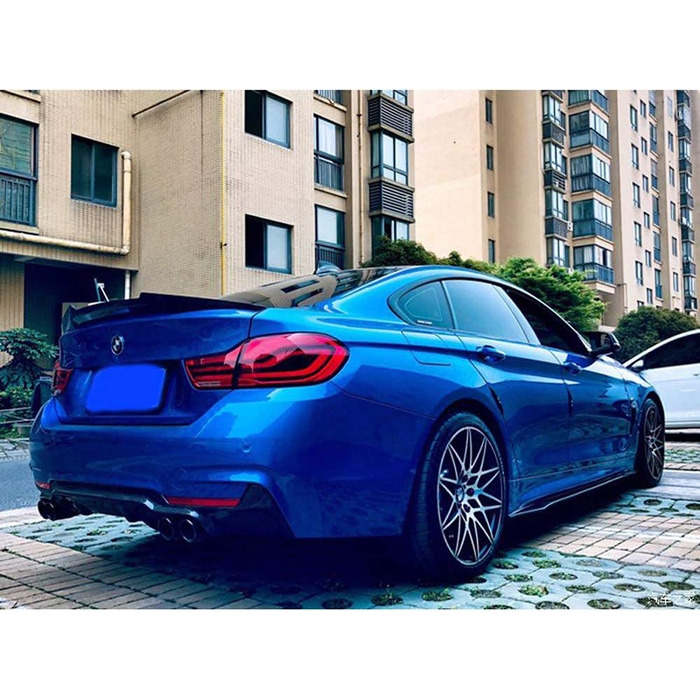 Карбоновий задній спойлер для BMW 4 Series F36 420i 428i 430i 435i 440i Gran Coup 2013-2019 M4 Style Оригінальний спойлер заднього крила з вуглецевого волокна, аксесуари для стайлінгу автомобіля чорний