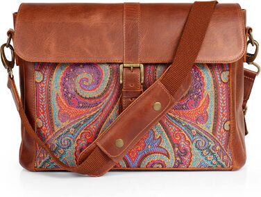 Сумка для ноутбука Londo Zion messenger bag - вищого ґатунку шкіра для стильних технічних професіоналів 13 дюймів коричнева