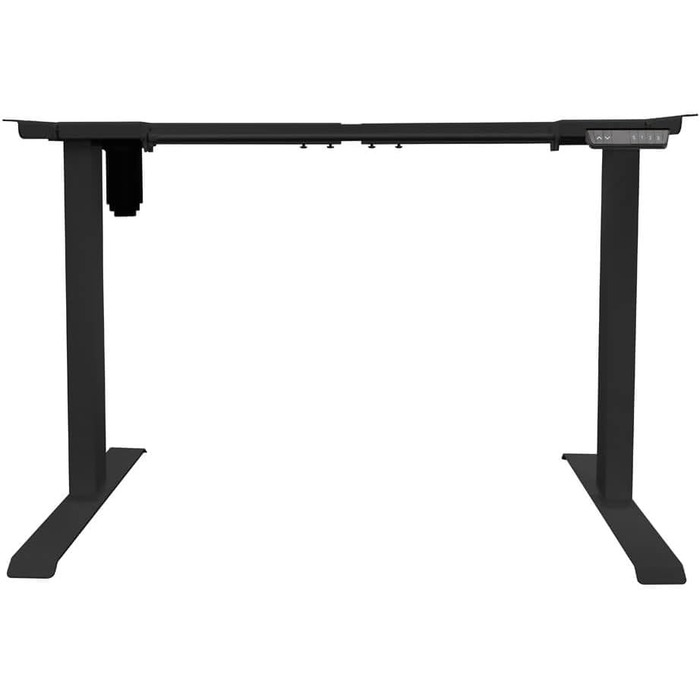 Каркас столу AXION - Колір чорний, Розміри 150 x 125 x 70 см, Вуглецева сталь, вкл. USB-штекер та сумку для зберігання Каркас столу з електричним регулюванням висоти