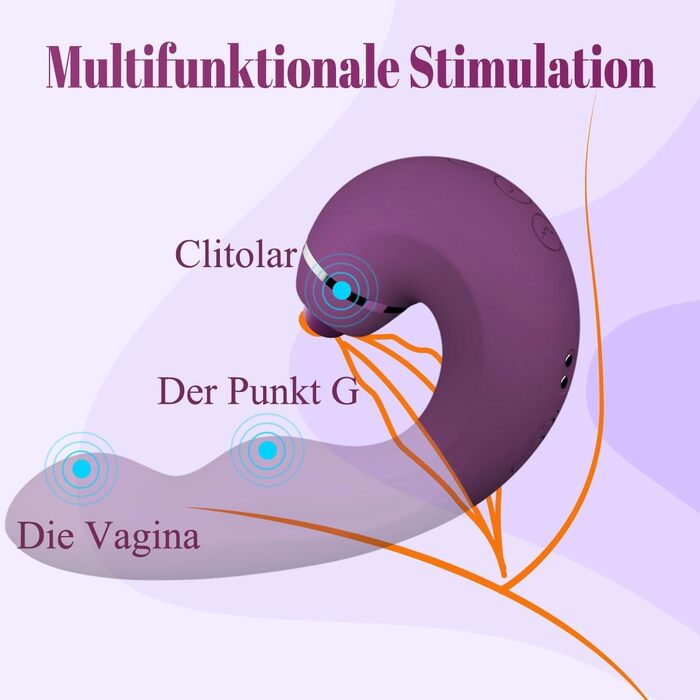 Фалоімітатор метелик Еротичні секс-іграшки, Секс-іграшки для пар Вібрація для жінок з 5 режимами облизування язика, кліторальний вібратор 3 в 1 G Секс анальний фалоімітатор Секс-іграшки для чоловіків 10 режимів вібрації, (фіолетовий)