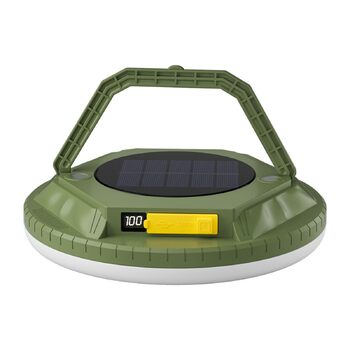 Сонячний акумуляторний складний ліхтар для кемпінгу, саду, водонепроникний, швидкої зарядки сонячної енергії