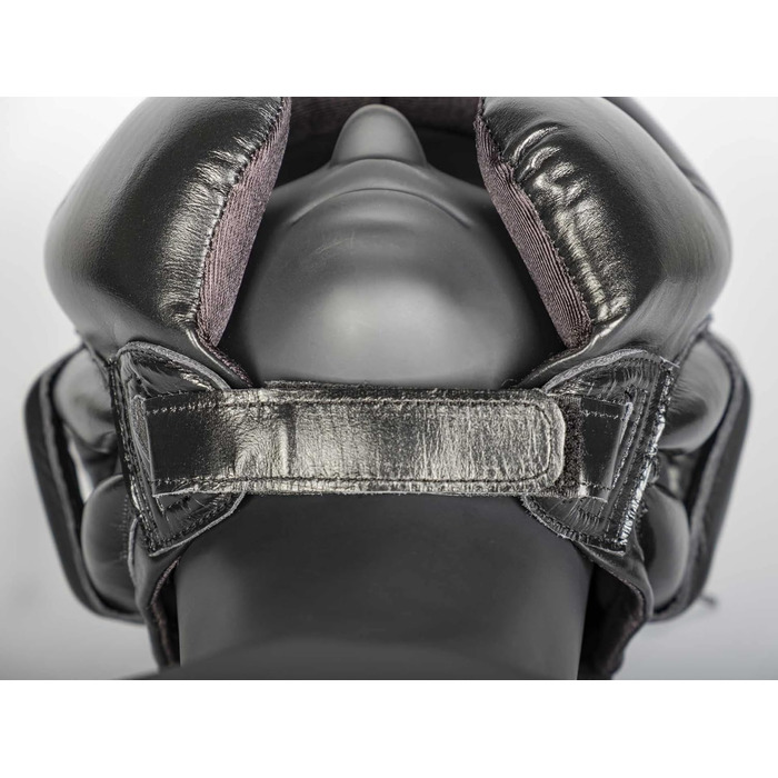 Професійний головний убір Paffen Sport PRO Mexican для спарингів з боксу, кікбоксингу, тайського боксу та ін. M/L Black