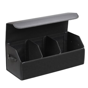 Органайзер для багажника зі шкіри, міцний, складаний, з регульованими відділеннями, надзвичайно великий об'єм (довжина 74.9 см x ширина 31 см x висота 29.2 см), 151