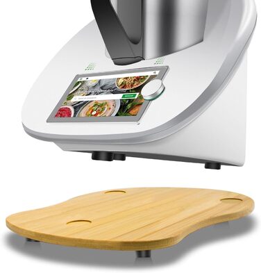 Розсувна дошка для Thermomix TM6 TM5, бамбукова швидкорухома ковзаюча дошка для кухонного комбайна Thermomix Vorwerk TM6 Аксесуари, Рулонна дошка для Thermomix TM6 TM5 Підкладкова дошка Рулонна дошка