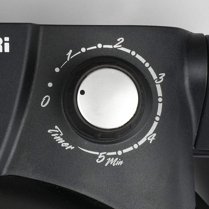 Піца для екстер'єру, піч для піци, 1200 Вт, 400C, кам'яна вогнетривка (діаметр 31 см), таймер 5', кулінарна книга в комплекті, чорна, 31,6 x 31,6 x 25 см, 3 Ferrari G10006