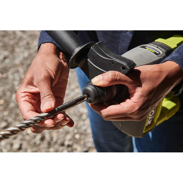 В ONE акумуляторний безщітковий ударний дриль-шуруповерт SDS RSDS18BL-0, макс. енергія удару 2,5 Дж, SDS-Plus, G5 GripZone, світло