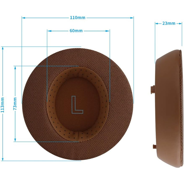 Відкриті дерев'яні навушники SIVGA Luan Hi-Fi 50 мм з динамічним драйвером (коричневі)