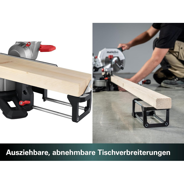 Набір торцювальних пилок Metabo KGS 305 M - 613305900 - з лінією Precision Cut Line, пиляльним полотном з 2-го твердого сплаву 305