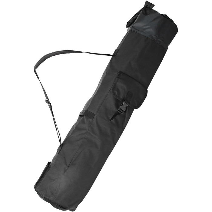 Сумка для вудилищ SANON, сумка для риболовлі з тканини Oxford Сумка для вудок, сумка для вудок, сумки для рибальських аксесуарів, сумка для вудок великої ємності, чорна, середня