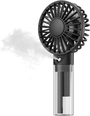 Портативний портативний вентилятор TOPK, акумуляторна батарея, розпилювач води, невеликий персональний ручний вентилятор для подорожей, домашнього офісу, кемпінгу на відкритому повітрі