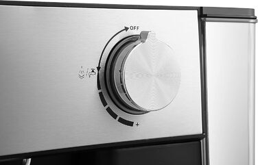 Кавоварка Steinborg Машина для портафільтра 15 бар Кавоварка з портафільтром з піноутворювачем молока Машина для капучино Резервуар для води об'ємом 1,6 літра