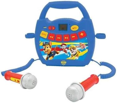 Цифровий плеєр Lexibook Paw Patrol MP300PAZ, караоке з 2 мікрофонами